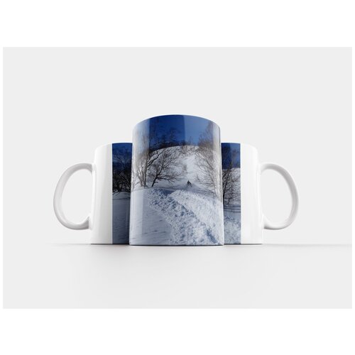 фото Кружка "зима, снегоход, отдых" 320 мл lotsprints