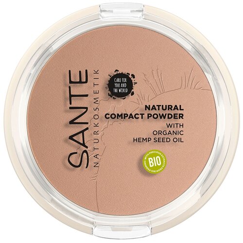 Sante Naturkosmetik Пудра компактная с органическим маслом 02 natural beige 9 г