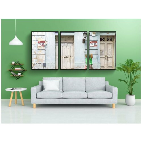 фото Набор модулных постеров для интерьера "строительство, для продажи, колумбия" 60x90 см. в тубусе, без рамки lotsprints