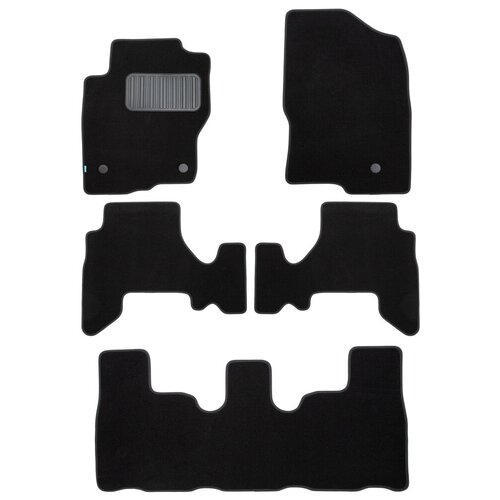 фото Коврики в салон klever premium nissan pathfinder акпп 2010-2014, внед., 5 шт. (текстиль)