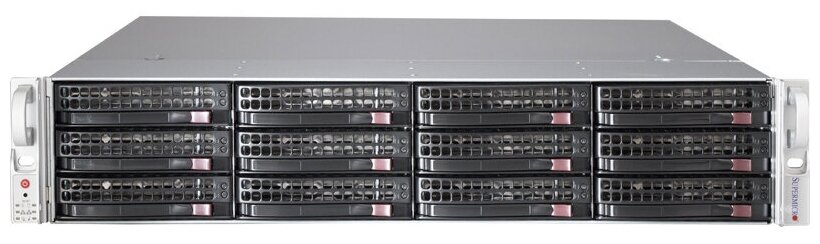 Supermicro CSE-826BE1C-R920LPB SuperChassis 2U 826BE1C-R920LPB/ noHDD(12)LFF/noHDD(2)SFF/ 7xLP/ 2x920W Platinu