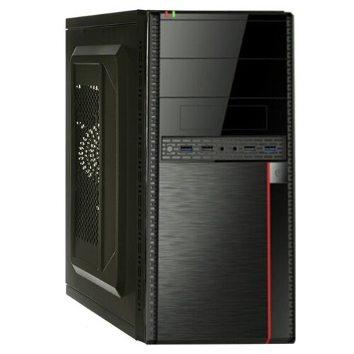 Корпус Minitower Exegate MA-371X Black mATX Без БП EX277439RUS корпус cbr matx minitower mx08 без бп pcc matx mx08 wpsu