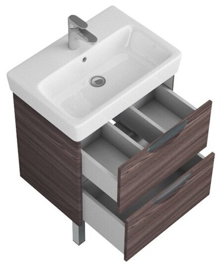 Сильва 50 1A211701SIW50 Тумба 39.5x56x44.5 см (дуб макиато) Акватон - фото №6