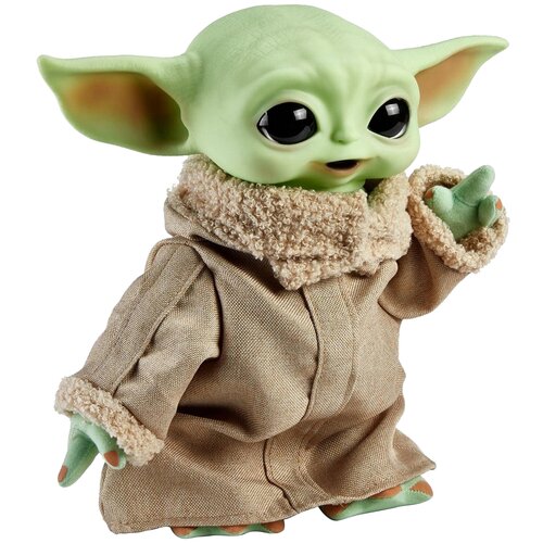 Купить Интерактивная мягкая игрушка Mattel Star Wars Малыш Йода HBX33, 28 см