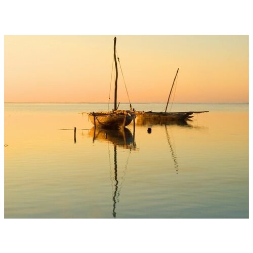 фото Постер на холсте лодки (boats) №10 80см. x 60см. твой постер