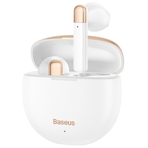 наушники tws baseus encok true wireless earphones w04 белый Беспроводные TWS-наушники Baseus Encok True W2, белый