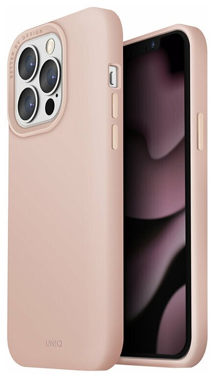 Uniq для iPhone 13 Pro чехол LINO Pink