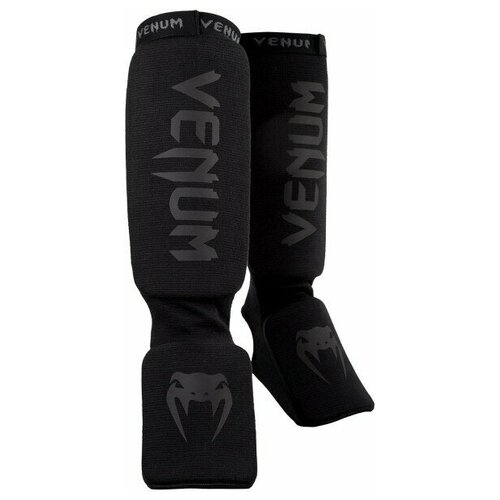 Щитки Venum Kontact Black/Black без размера