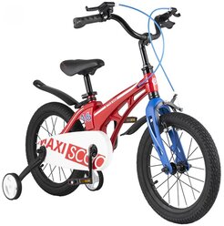 Детский велосипед Maxiscoo Cosmic Стандарт 16 (2021) красный (требует финальной сборки)