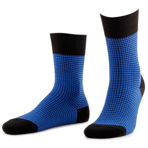 фото Мужские носки sergio di calze, 1 пара, классические, фантазийные, размер 29, синий