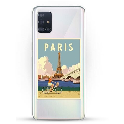 фото Силиконовый чехол париж на samsung galaxy a51 andy & paul