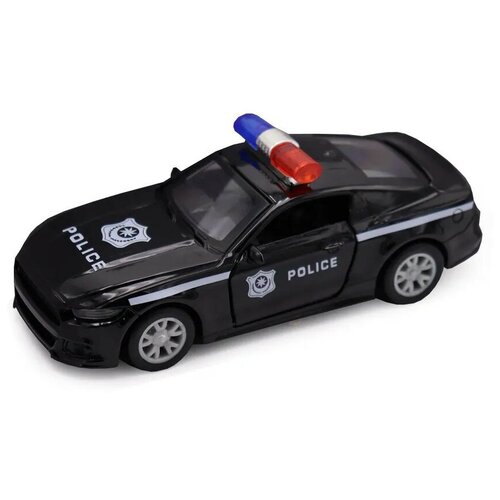 Машинка Funky Toys Die-cast, Ранглер полиция, инерционная, открываются двери, черная, M 1:32 (FT61308) детская инерционная металлическая машинка с открывающимися дверями модель mitsubishi lancer evolution белый