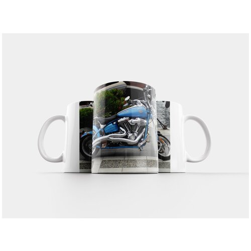 фото Кружка "харли, мотоцикл, дорога" 320 мл lotsprints