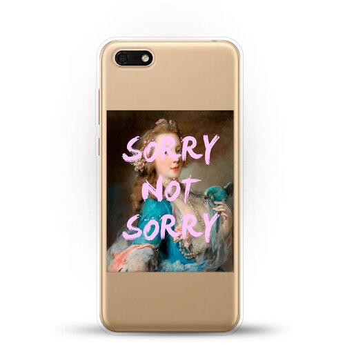фото Силиконовый чехол sorry на huawei y5 lite (2018) andy & paul