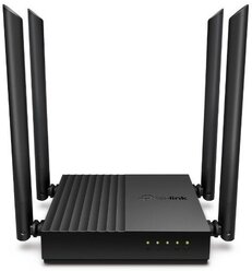 Wi-Fi роутер Archer C64, 1167 Мбит/с, 4 порта 1000 Мбит/с, чёрный