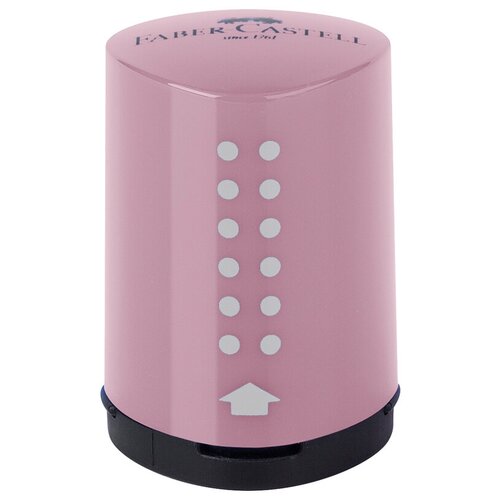 Faber-Castell Точилка Grip 2001 Mini дымчато-розовый faber castell набор карандашей чернографитных grip 2001 в с ластиком и точилкой 3 шт 217063 дымчато розовый