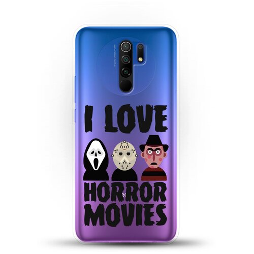 фото Силиконовый чехол фильмы ужасов на xiaomi redmi 9 andy & paul
