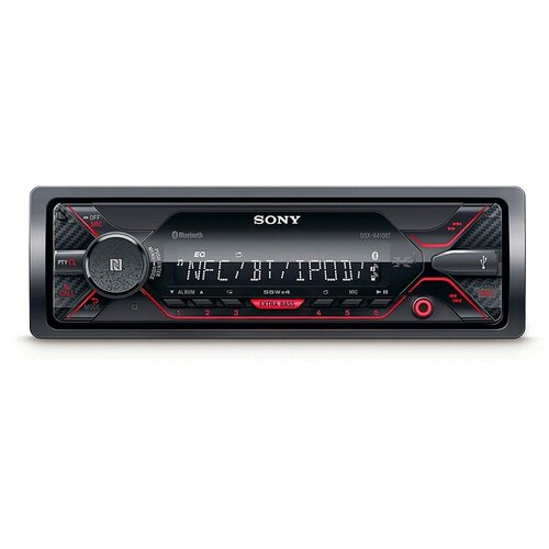 Автомагнитола SONY DSX-A410BT USB MP3 FM RDS 1DIN 4x55Вт черный