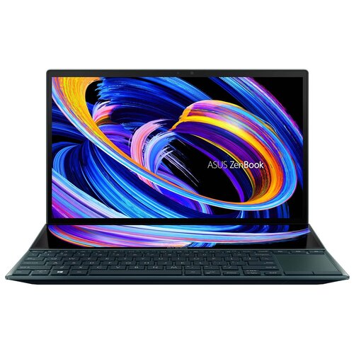 14 Ноутбук ASUS Zenbook Duo 14 UX482EA-HY221R 1920x1080 Intel Core i7 1165G7 28 ГГц RAM 32 ГБ SSD 1 ТБ Intel Iris Xe Graphics Windows 10 Pro 90NB0S41-M002S0 Celestial Blue 23399900₽