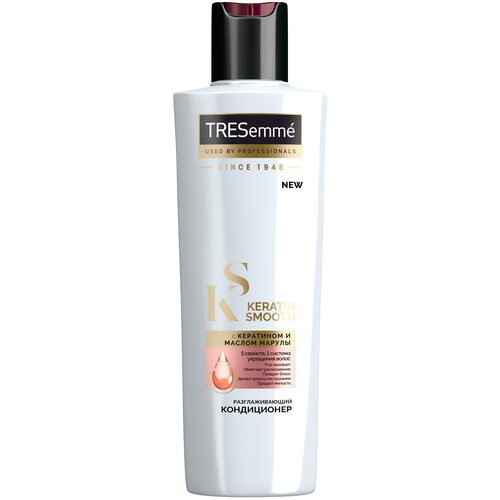 TRESemme кондиционер для волос Keratin Smooth Разглаживающий с кератином и маслом марулы, 400 мл