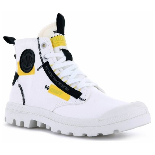 Ботинки женские Palladium Pampa Hi Re-Craft 77220-116 высокие белые (36)