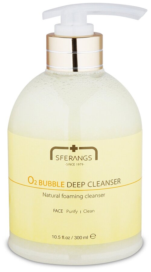 Кислородная гель для глубокого очищения SFERANGS O2 Bubble Deep Cleanser