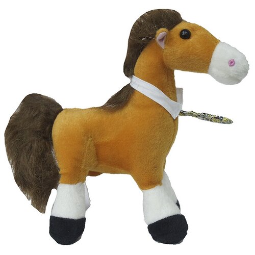 Мягкая игрушка Конь Белый Воротничок 219₽