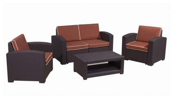 Комплект мебели Rattan Premium 4 венге  шт