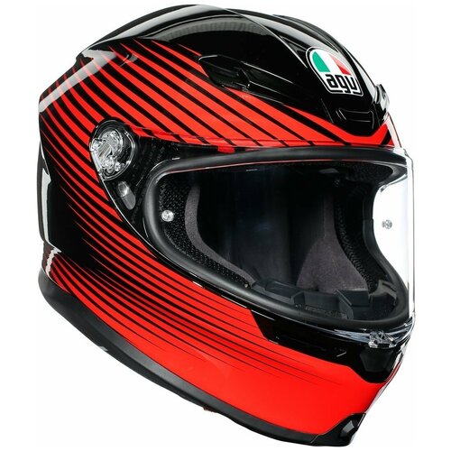 фото Шлем agv k-6 rush black/red agv 216301a2my002