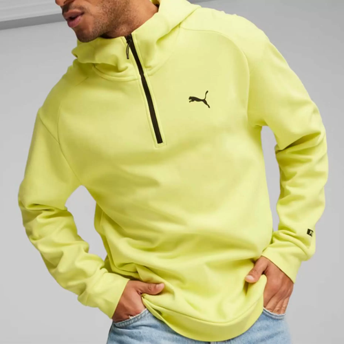 Толстовка PUMA RAD/CAL Half-Zip, размер XL, зеленый