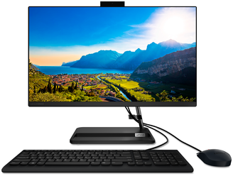 Моноблок Lenovo IdeaCentre AIO 3 24ALC6 23.8" FHD /AMD Ryzen 3 5300U/8GB/512GB SSD/Radeon Graphics/DOS/DVD- RW/