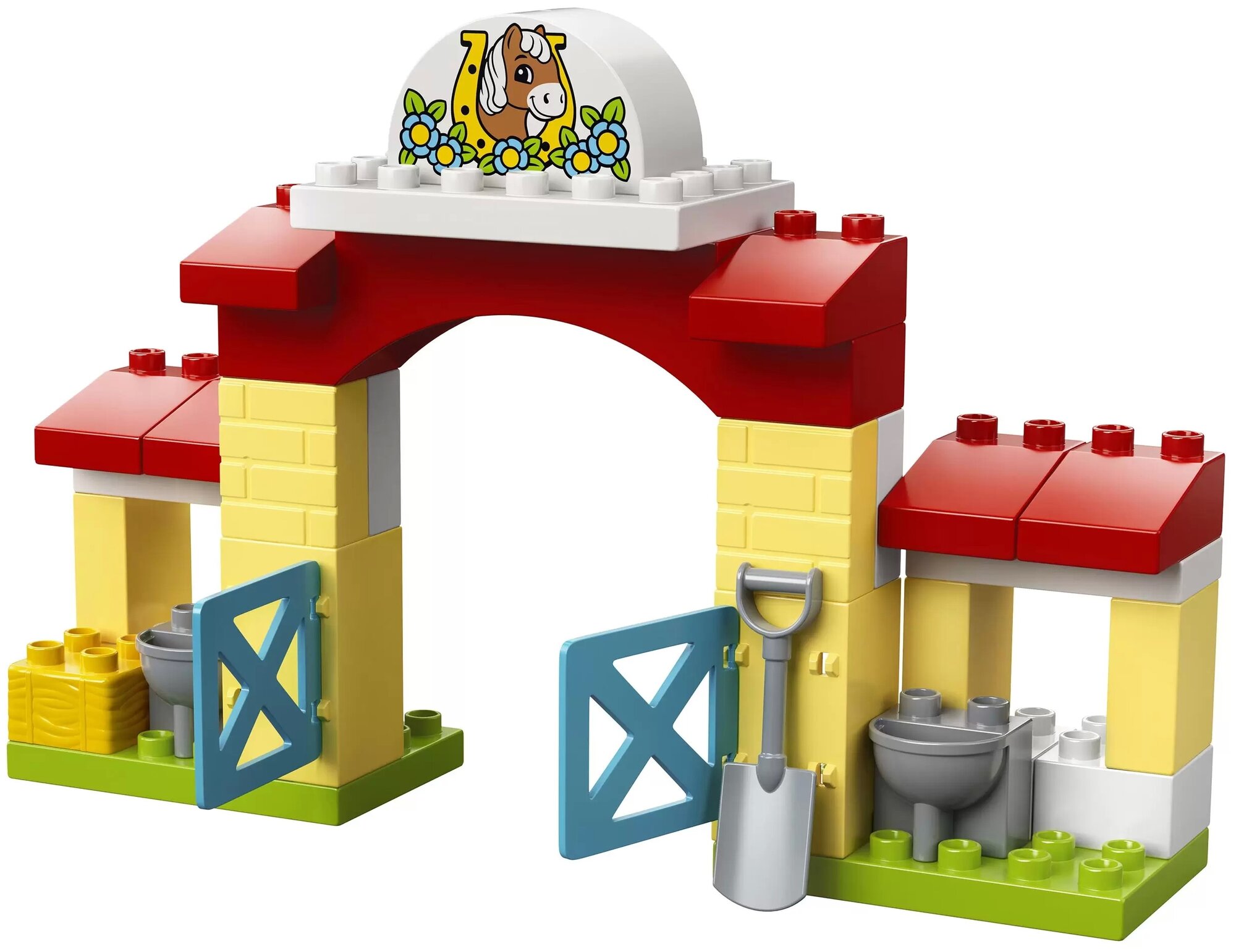 Конструктор Lego DUPLO Town Конюшня для лошади и пони (элем.:65) пластик (2+) (10951) - фото №3