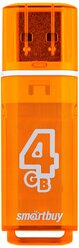 Флеш-накопитель USB 2.0 Smartbuy 4GB Glossy series Orange (SB4GBGS-Or)