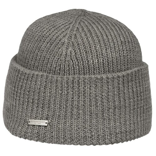 фото Шапка seeberger арт. 18236-0 turn-up beanie (серый), размер uni