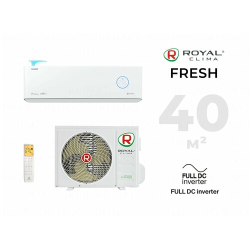 Настенный кондиционер Royal Clima FRESH FULL DC EU RCI-RF40HN/IN/RCI-RF40HN/OUT