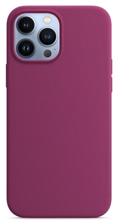 Чехол для iPhone 13 Pro Max Viva Silicone Case Crimson