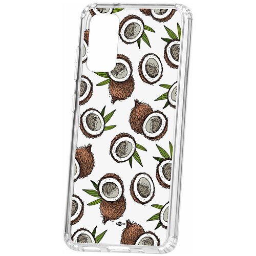 фото Чехол на samsung galaxy s20 kruche print кокосы / чехол для samsung / чехол с рисунком / чехол с принтом / чехол для самсунг / чехол для самсунг / бампер на гелакси / чехол накладка для гэлэкси / противоударная накладка для samsung galaxy / защита для galaxy / защита на samsung / cиликоновый чехол для samaung galaxy / пластиковый чехол на самсунг / защитный чехол для самсунг / чехольчик / защита телефона / ударопрочный чехол / галакси кruче
