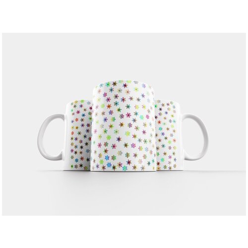 фото Кружка "снежинки, снег, зима" 320 мл lotsprints