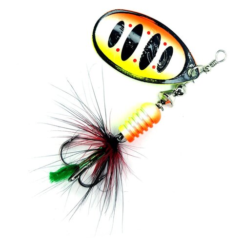 Блесна вращающаяся двусторонняя для рыбалки #4 11гр/ Блесна вертушка/ Блесна на щуку, судак, окунь/ Приманка рыболовная