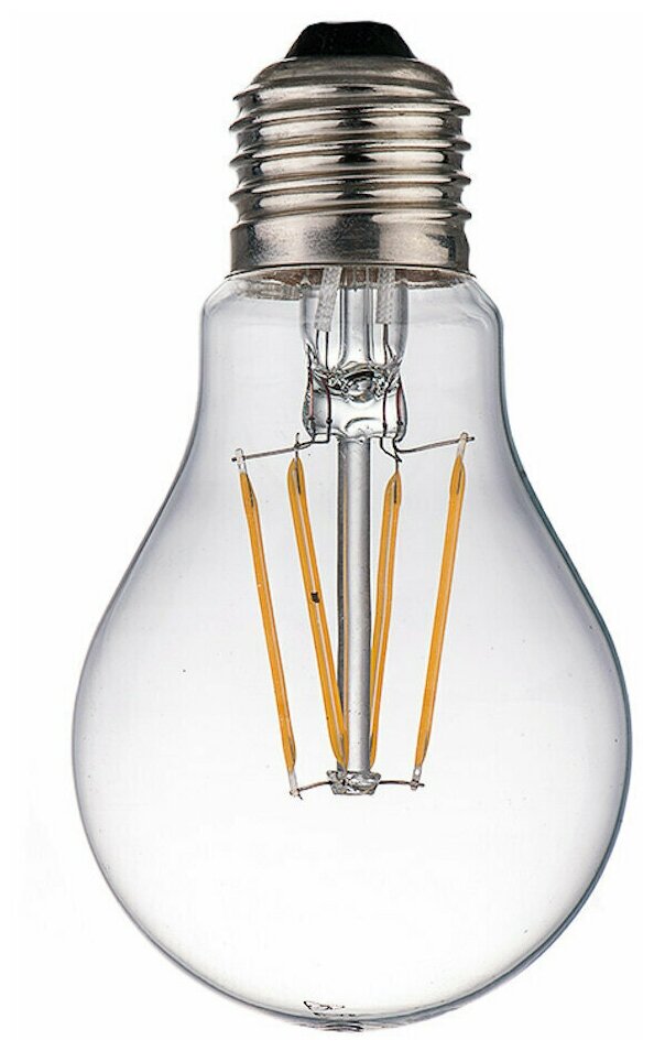 Лампа светодиодная нитевидная прозрачная груша А60 7 Вт 4000 К Е27 Фарлайт