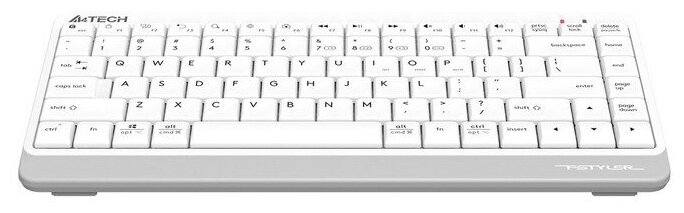 Клавиатура A4Tech Fstyler FBK11 белыйсерый USB беспроводная BTRadio slim