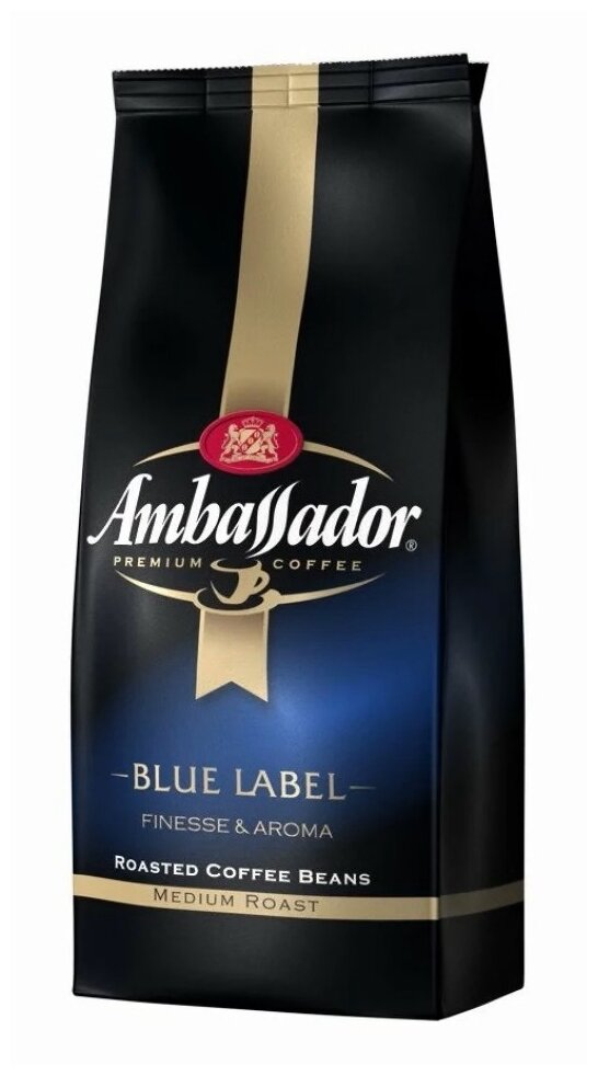 Кофе в зернах Ambassador Blue Label 200г - фото №6