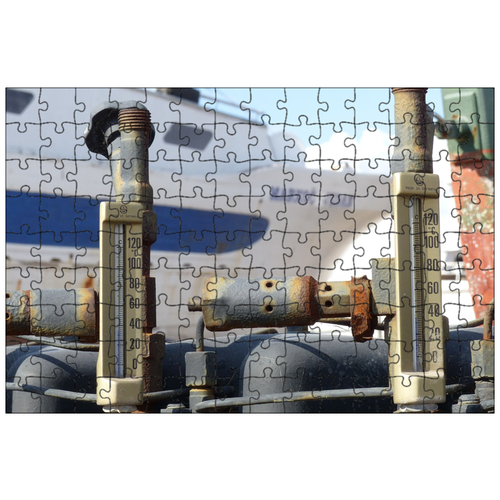 фото Магнитный пазл 27x18см."масштаб, инструмент, соответствовать" на холодильник lotsprints