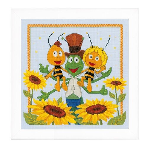 фото Набор для вышивания среди подсолнухов vervaco pn-0154469