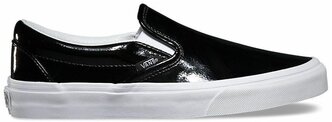 Слипоны Vans Classic Slip-On Tumble Patent V3Z4IWN черные