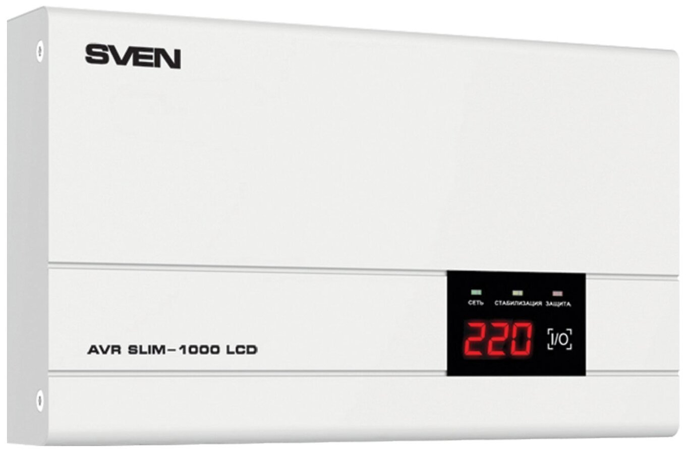 Стабилизатор напряжения Sven AVR Slim -500 LCD .