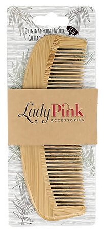 Гребень для волос LADY PINK BASIC деревянный (из бамбука)