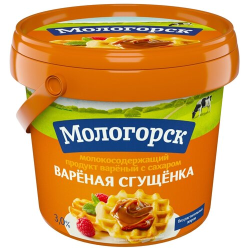 Сгущенка Мологорск вареная с сахаром 3%, 400 г