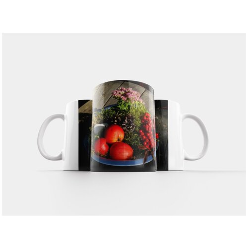 фото Кружка "осенние события, украшение, мосс" 320 мл lotsprints