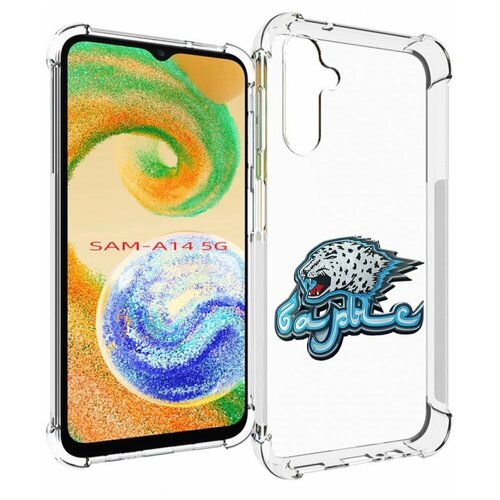 Чехол MyPads хк барыс нур-султан копия для Samsung Galaxy A14 4G/ 5G задняя-панель-накладка-бампер